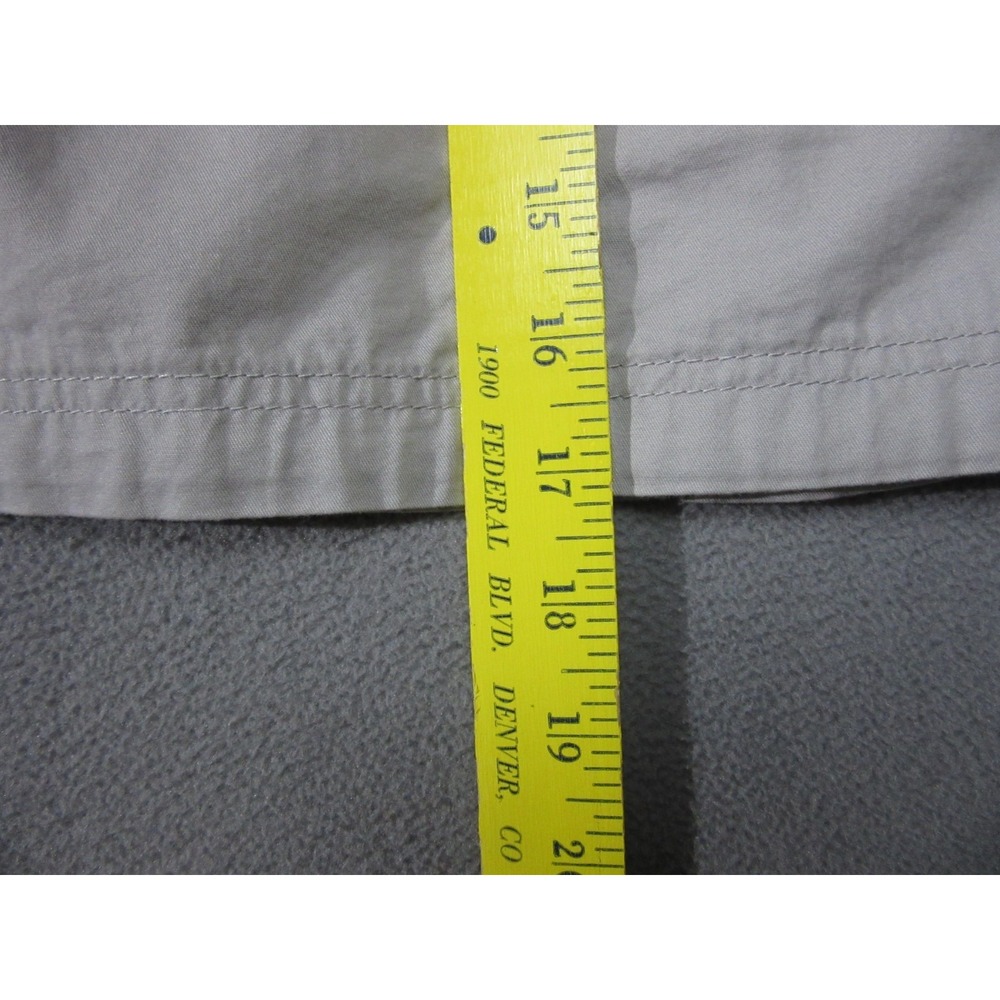 PrAna Skirt Women 8 Gray Mini Breathe Utility Cargo Pockets Outdoor Cinched Hem - Picture 16 of 16
